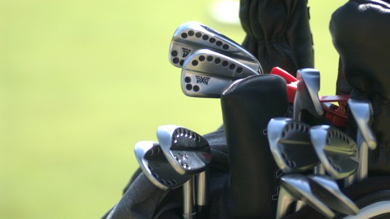 Set of golf irons