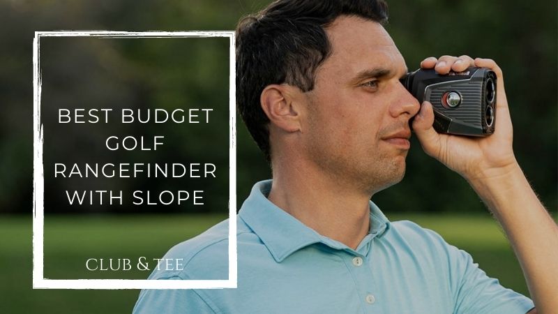 Budget golf rangefinder with slope